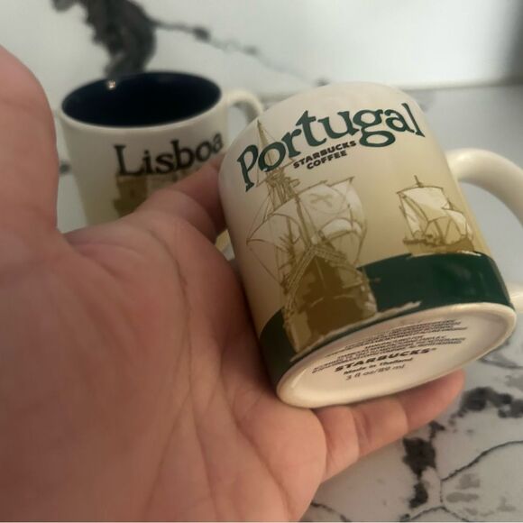 RARE Starbucks Demitasse
Lisbon Lisboa Portugal 2013 - Set of 2 - Picture 5 of 5